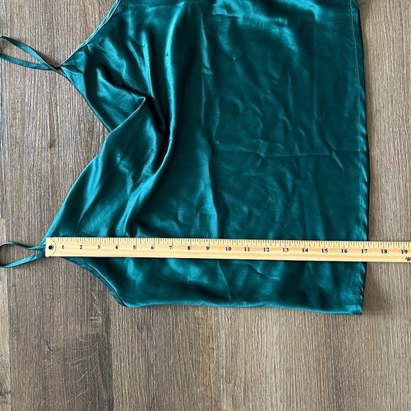 Satin Cowl Neck Camisole / Tank Top - Picture 5 of 8